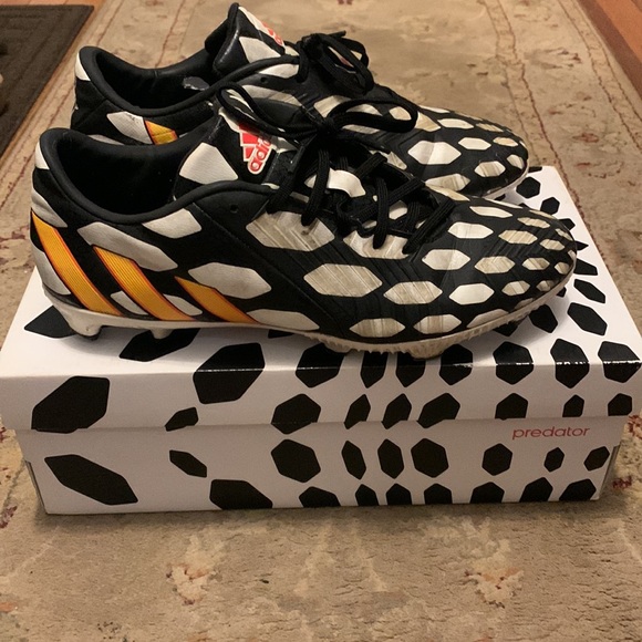 Adidas Absolado Instinct LZ FG 2014 World Cup Soccer Cleats Size 8 - Picture 2 of 8